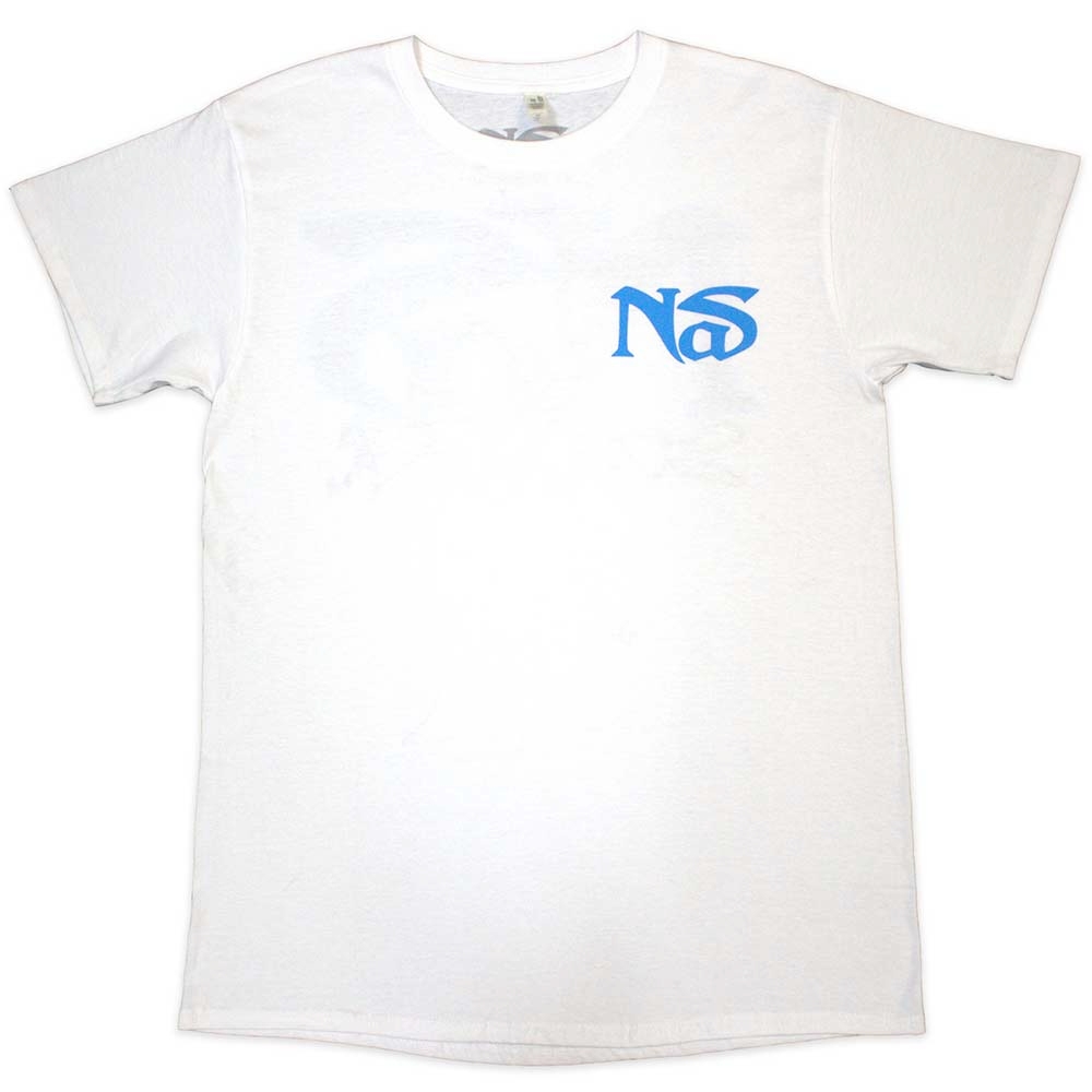 Nas - Still City Infill Heren Tshirt - Wit